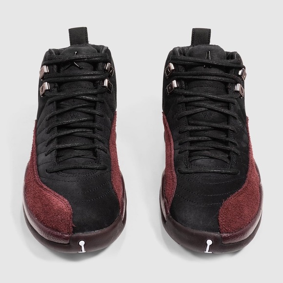 Size 13W/11.5M Jordan 12 Retro SP A Ma Maniére Black (Women's) DV6989-001 (2023) - Picture 3 of 11